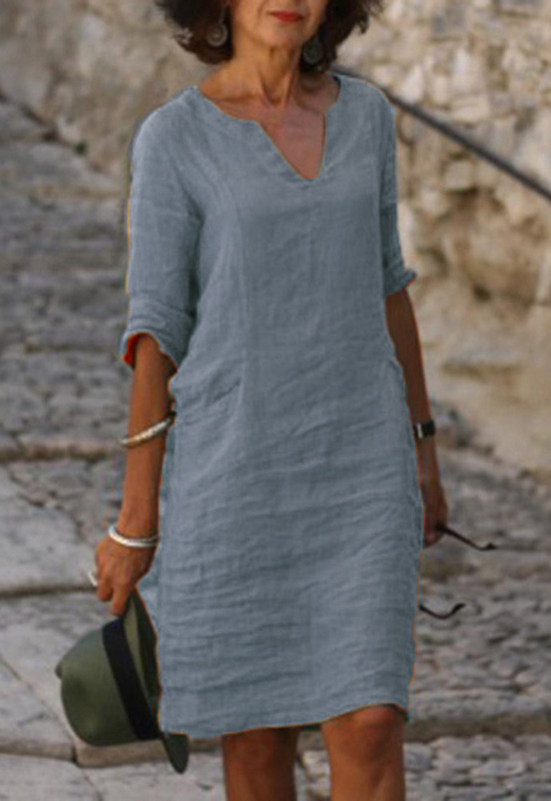 Elvy | Elegantes Kleid mit V-Ausschnitt