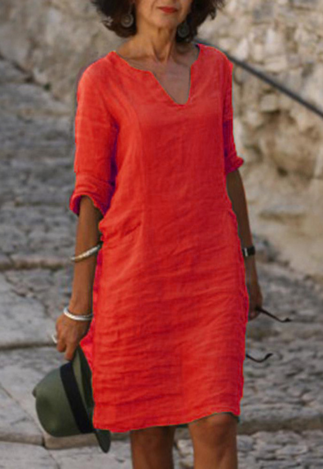 Elvy | Elegantes Kleid mit V-Ausschnitt