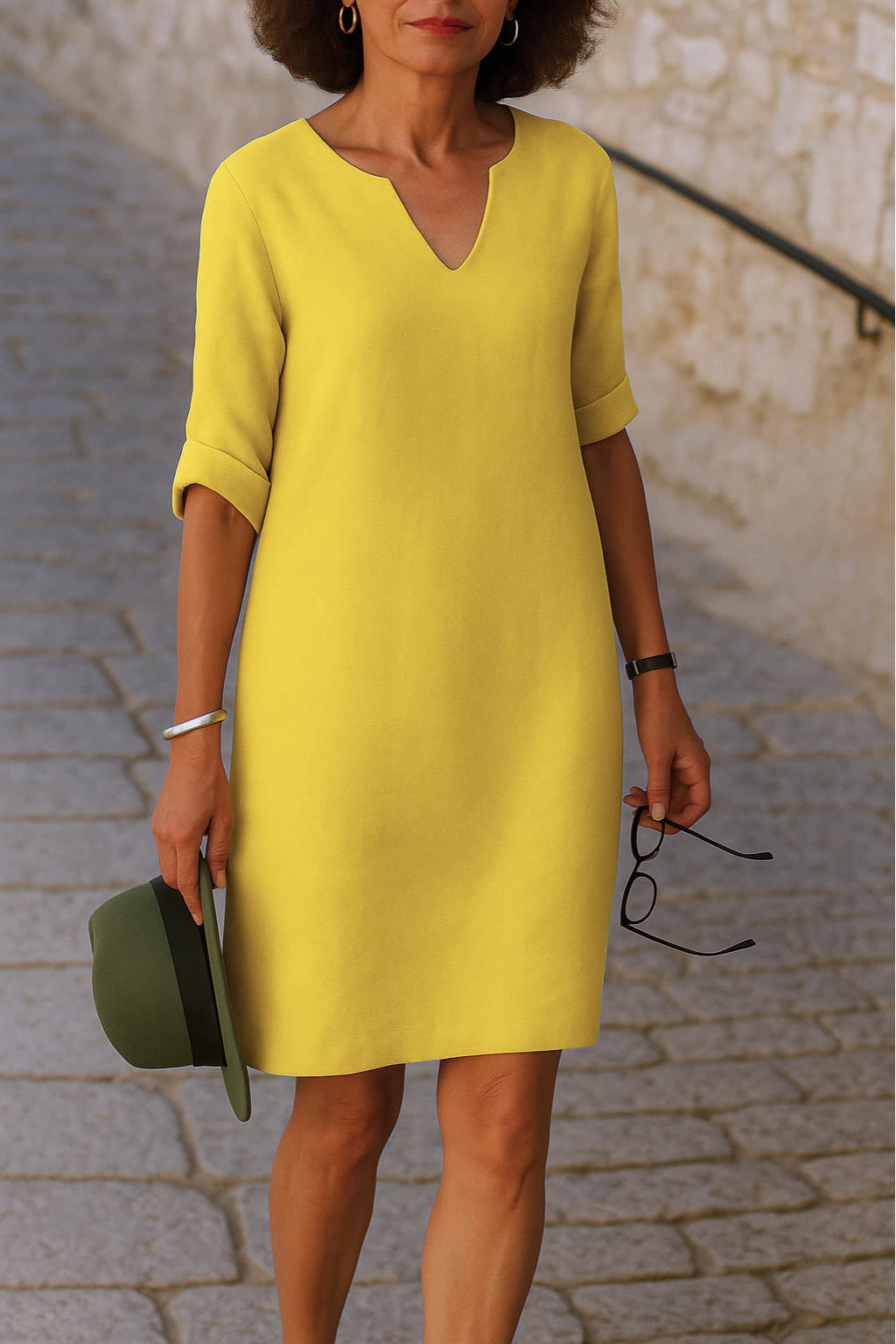 Elvy | Elegantes Kleid mit V-Ausschnitt