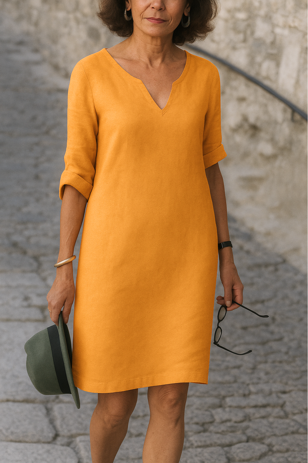 Elvy | Elegantes Kleid mit V-Ausschnitt