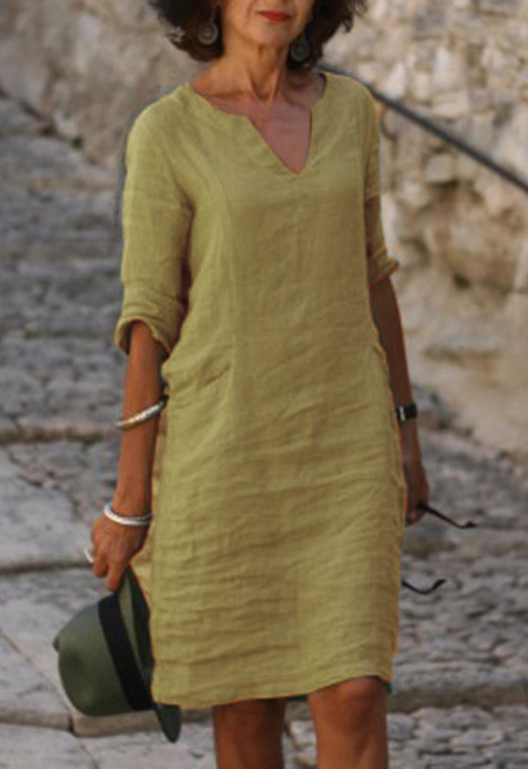 Elvy | Elegantes Kleid mit V-Ausschnitt