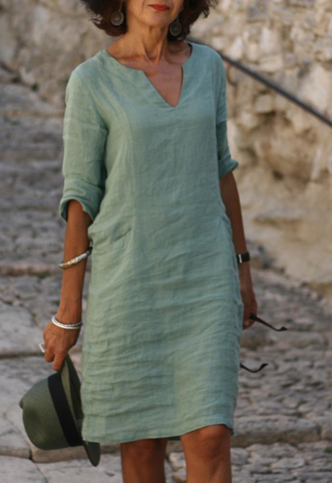 Elvy | Elegantes Kleid mit V-Ausschnitt
