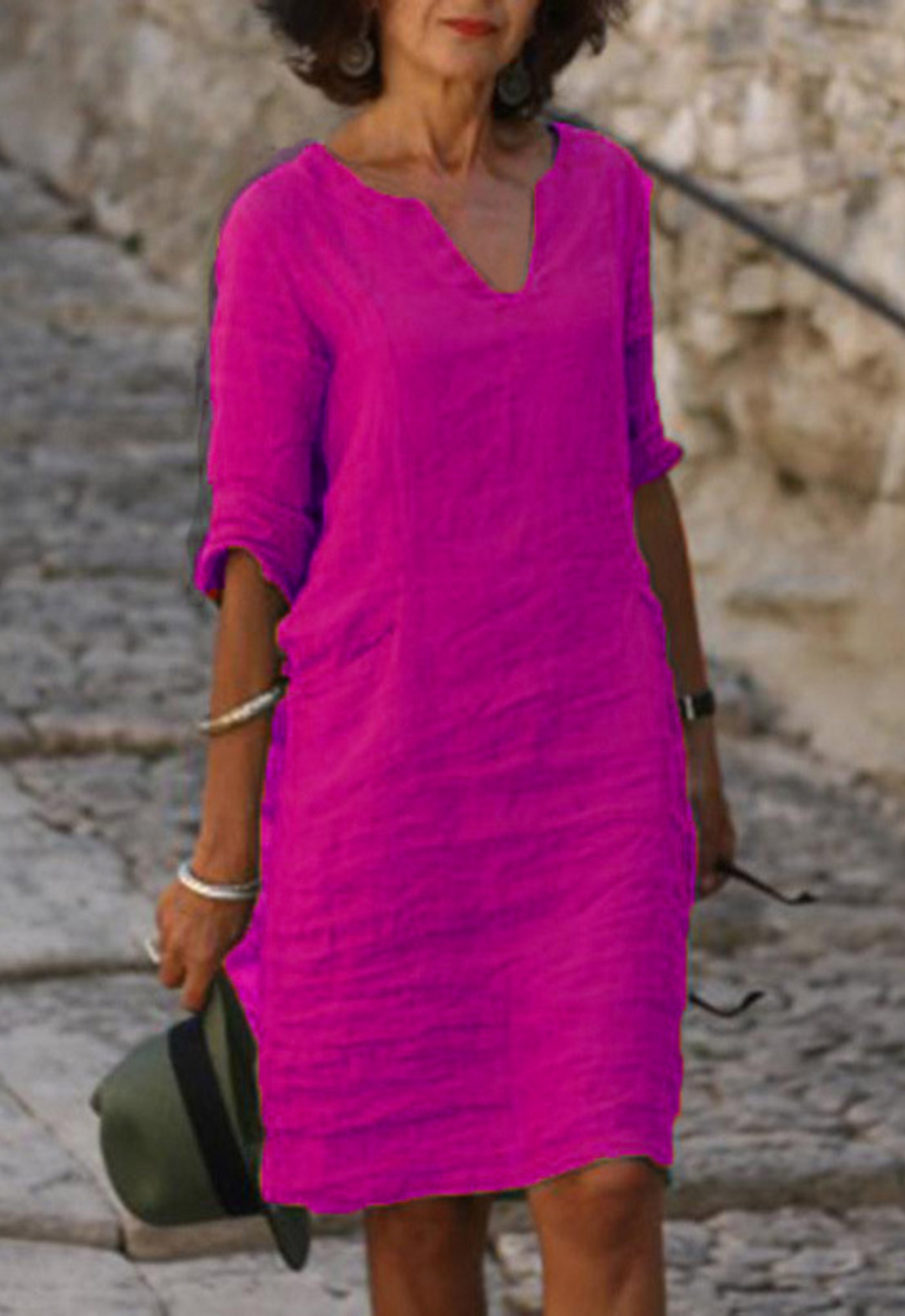 Elvy | Elegantes Kleid mit V-Ausschnitt