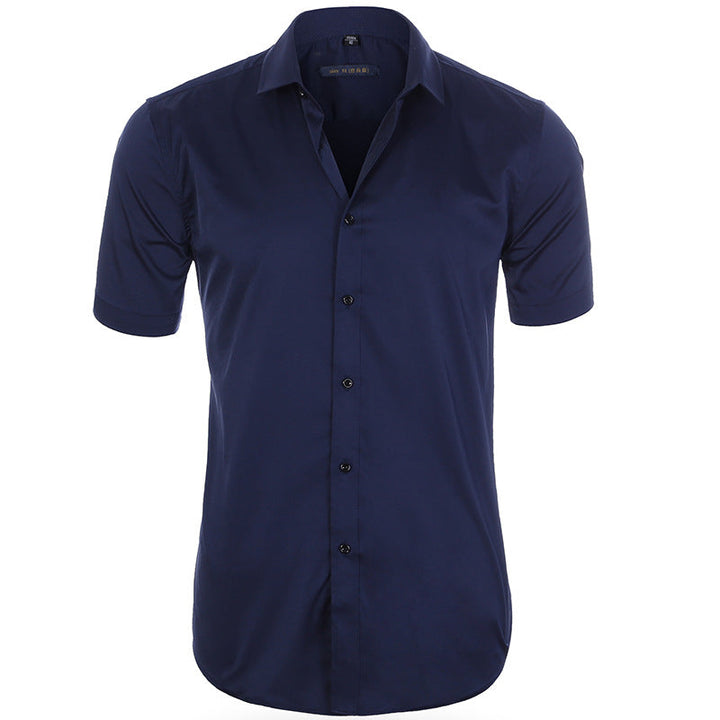 Emil | Herren Kurzarm Poloshirt knitterarm