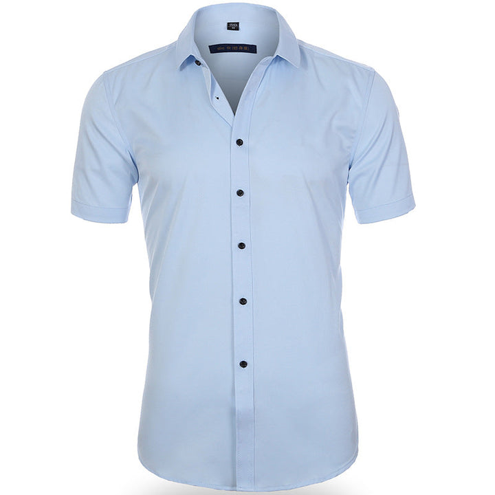 Emil | Herren Kurzarm Poloshirt knitterarm