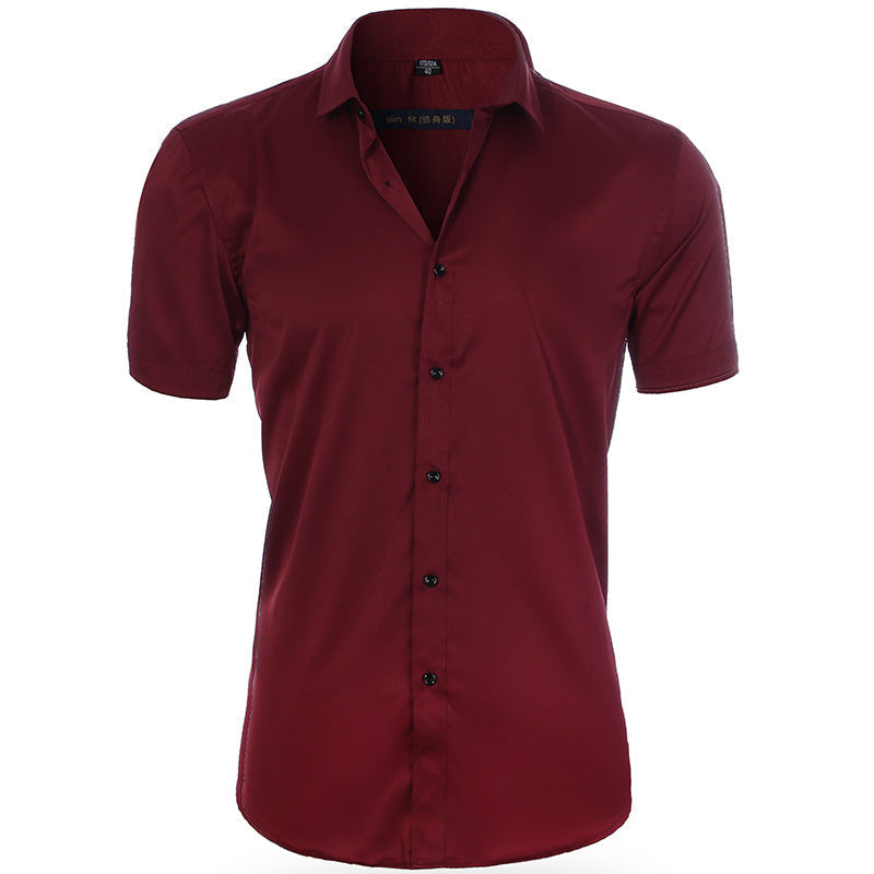 Emil | Herren Kurzarm Poloshirt knitterarm