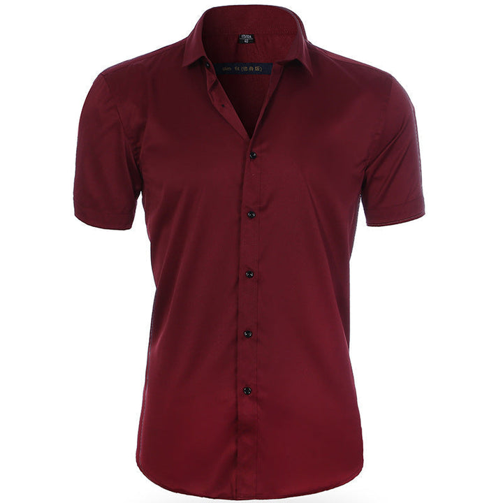 Emil | Herren Kurzarm Poloshirt knitterarm