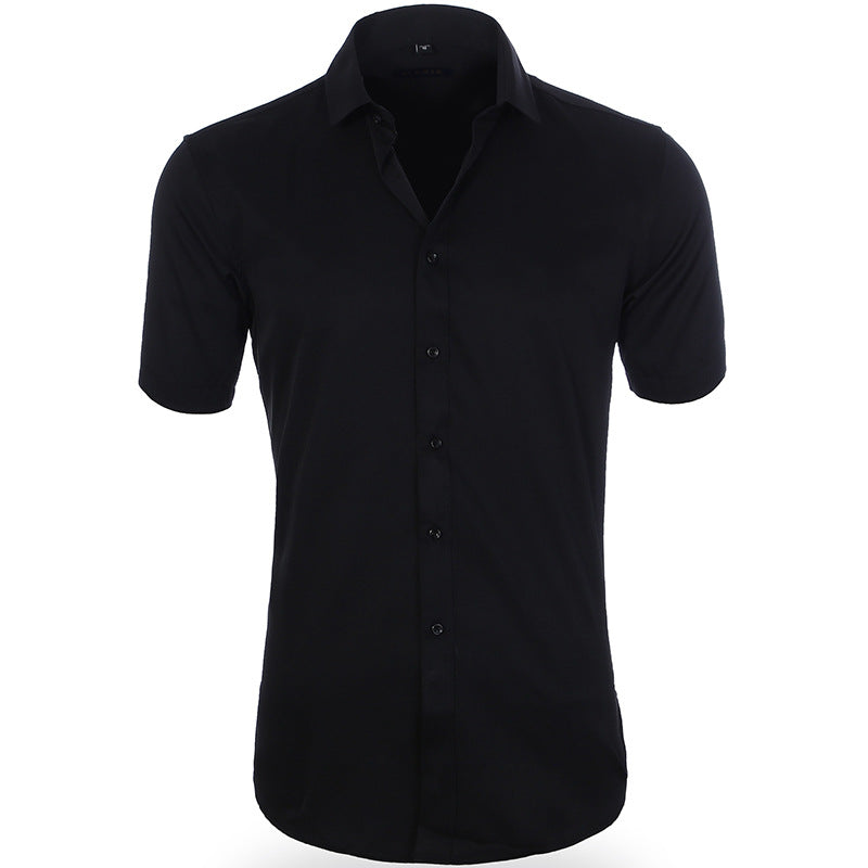Emil | Herren Kurzarm Poloshirt knitterarm