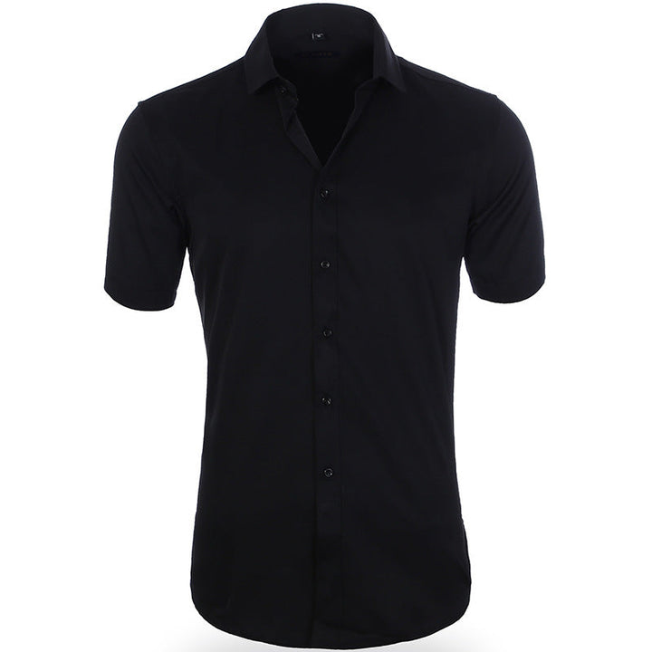 Emil | Herren Kurzarm Poloshirt knitterarm