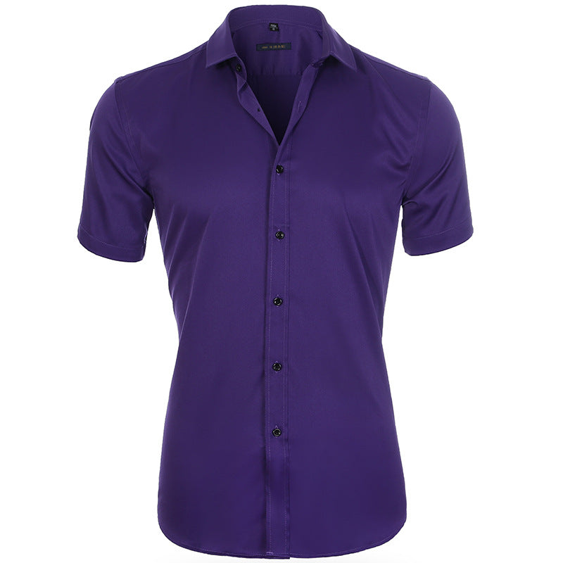 Emil | Herren Kurzarm Poloshirt knitterarm