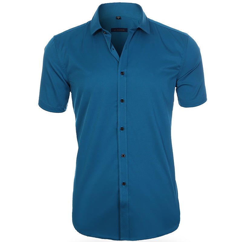 Emil | Herren Kurzarm Poloshirt knitterarm