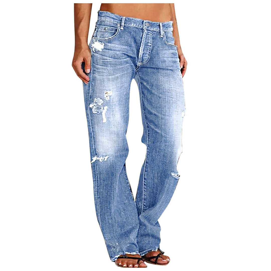 Emilia | Weite Used-Jeans mit hoher Taille