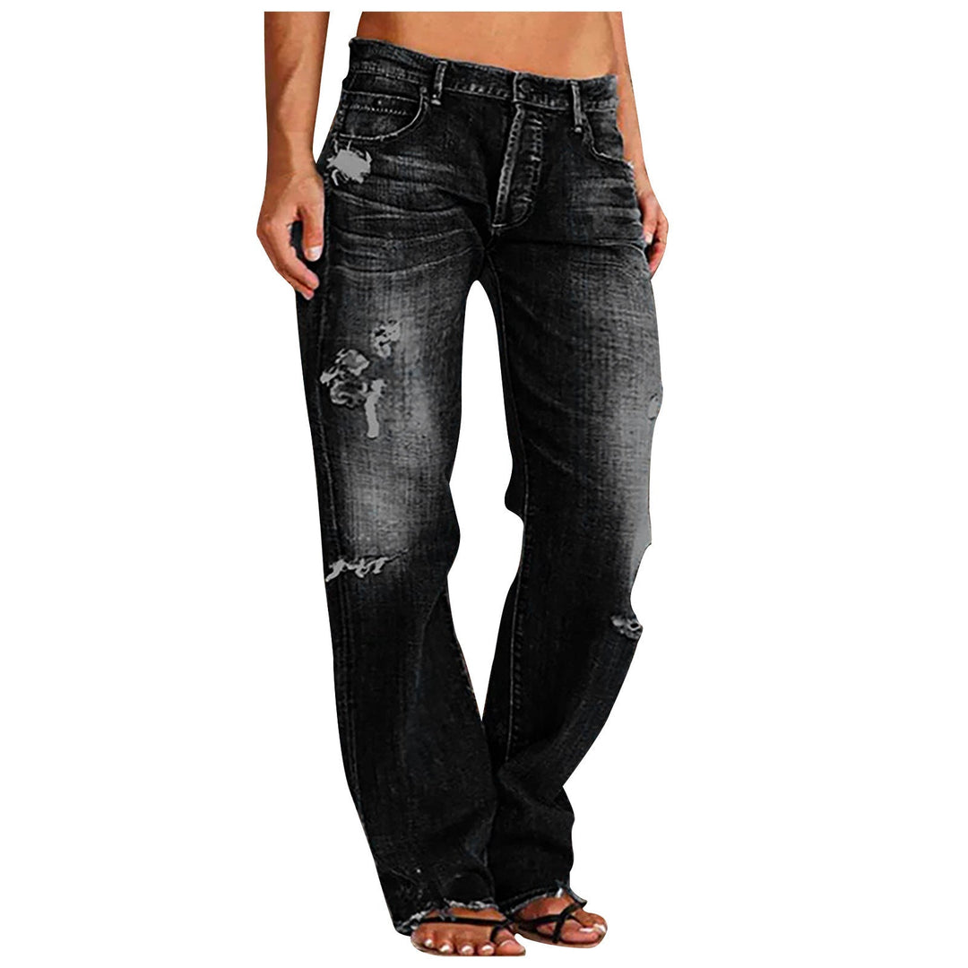 Emilia | Weite Used-Jeans mit hoher Taille