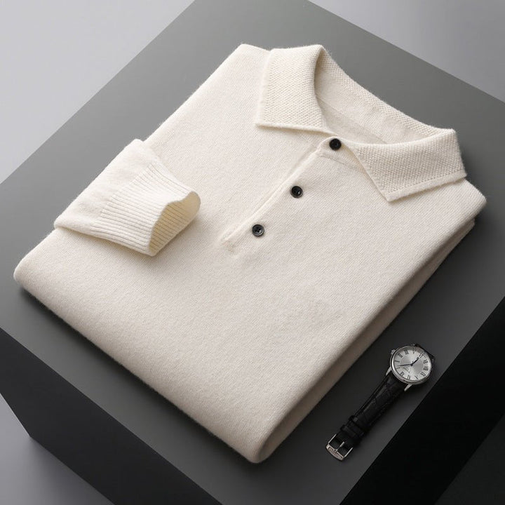 Ethan | Herren Strick Polopullover