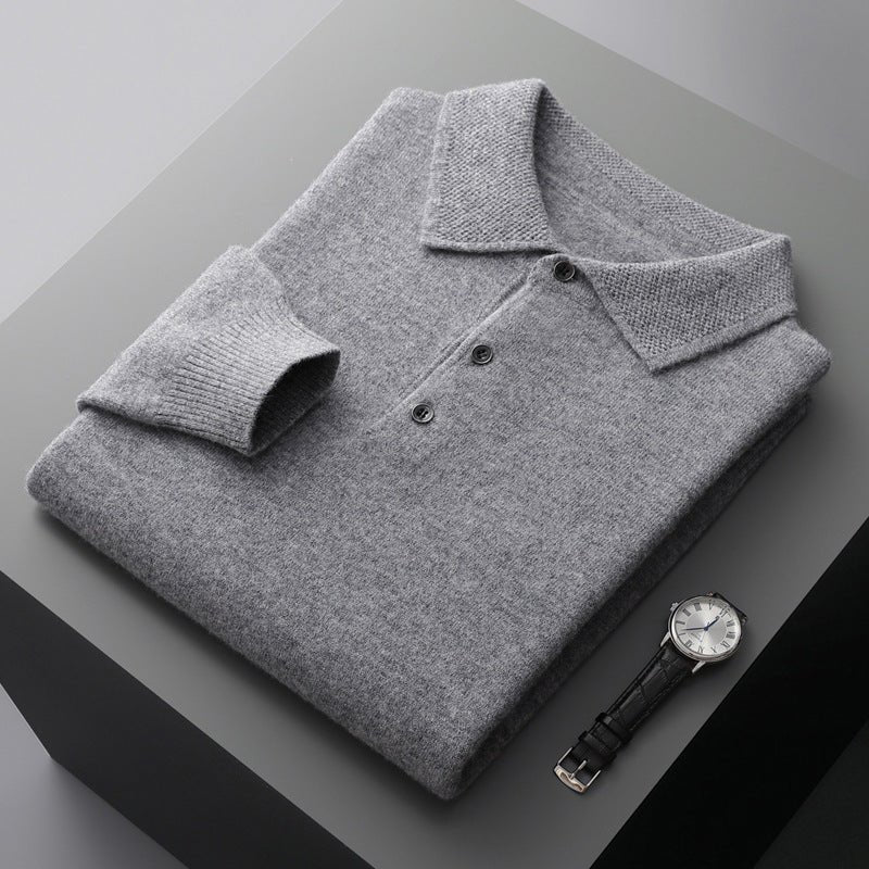 Ethan | Herren Strick Polopullover