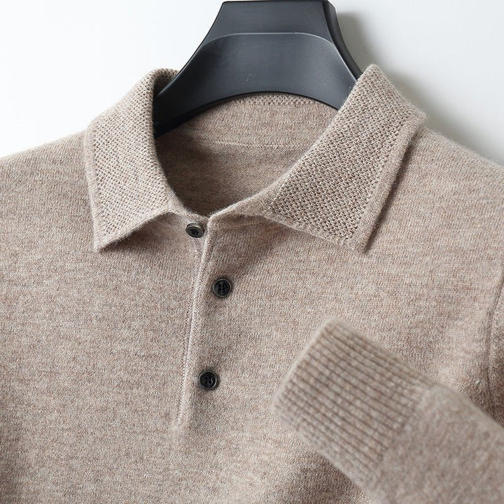 Ethan | Herren Strick Polopullover