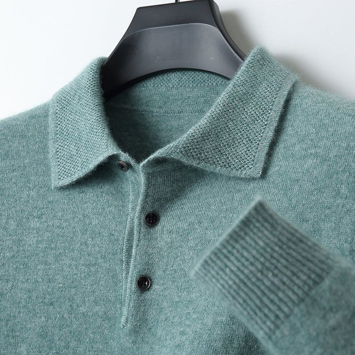 Ethan | Herren Strick Polopullover