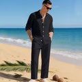 Fabian | Herren Sommerliches Leinen Set