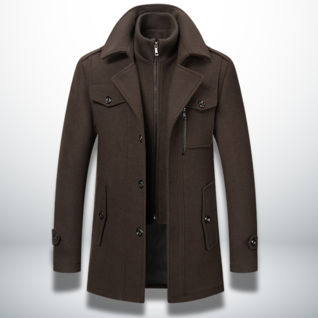 Felix | Herren Smart-Casual Knopf Mantel