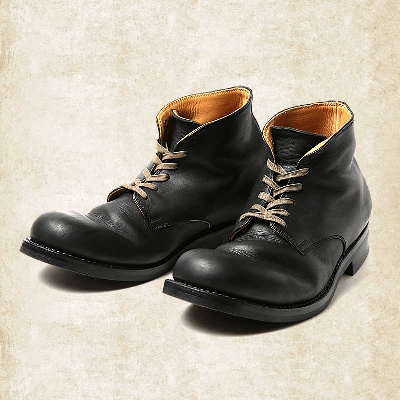 Ford | Herren Vintage Schnürstiefel Leder Ankle Boots