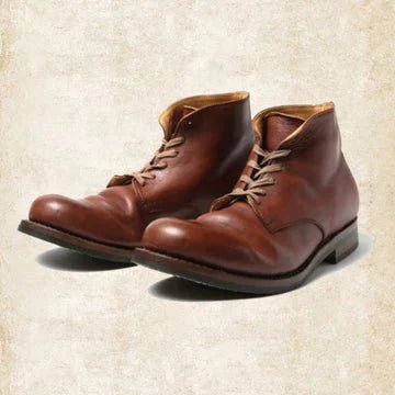 Ford | Herren Vintage Schnürstiefel Leder Ankle Boots