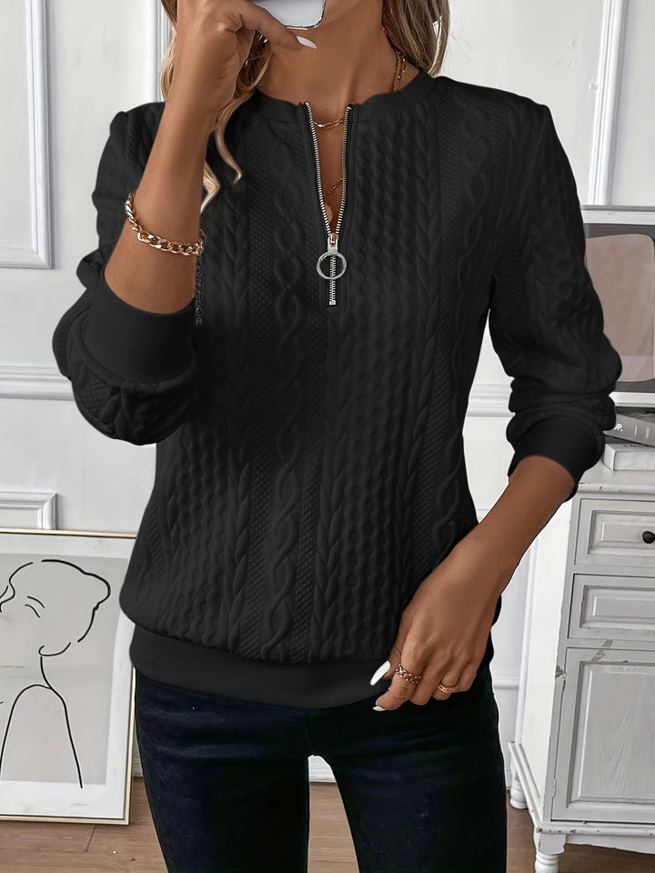 Freya | Weicher Rundhals Strickpullover