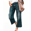 Frida | Weite Knöchellange High-Waist Jeans