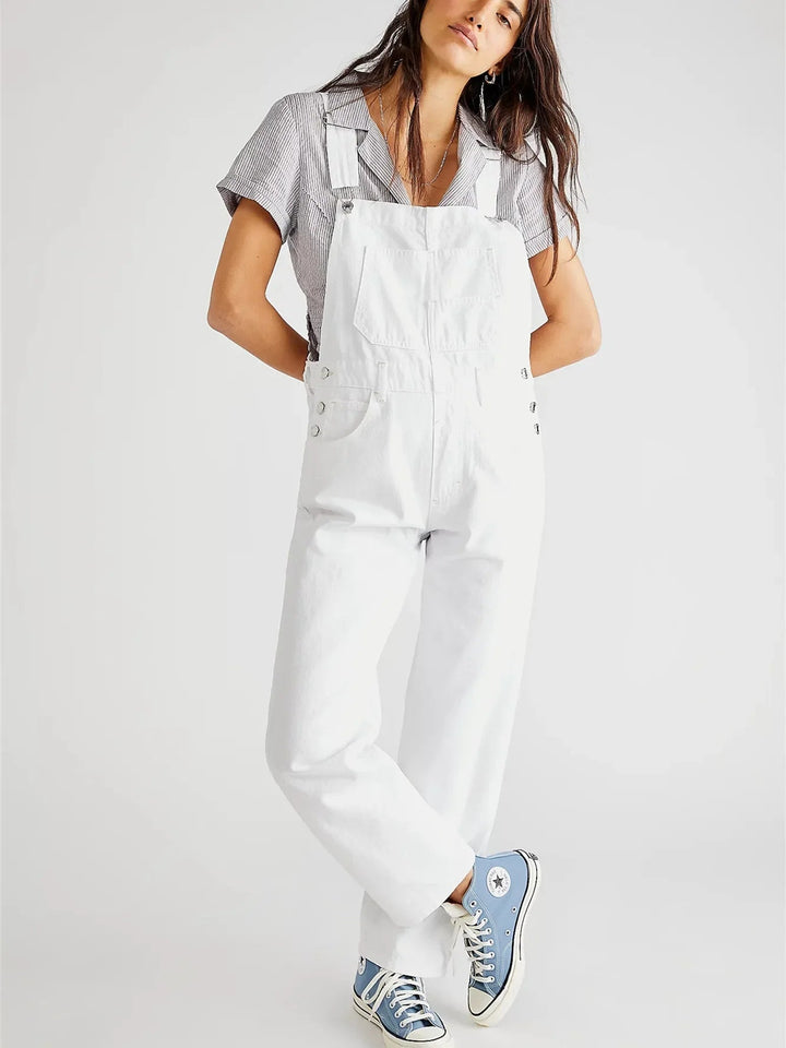 Greta | Bequeme Denim Latzhose