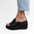 Hannah | Orthopedische sleehak sandalen voor dames om in te glijden