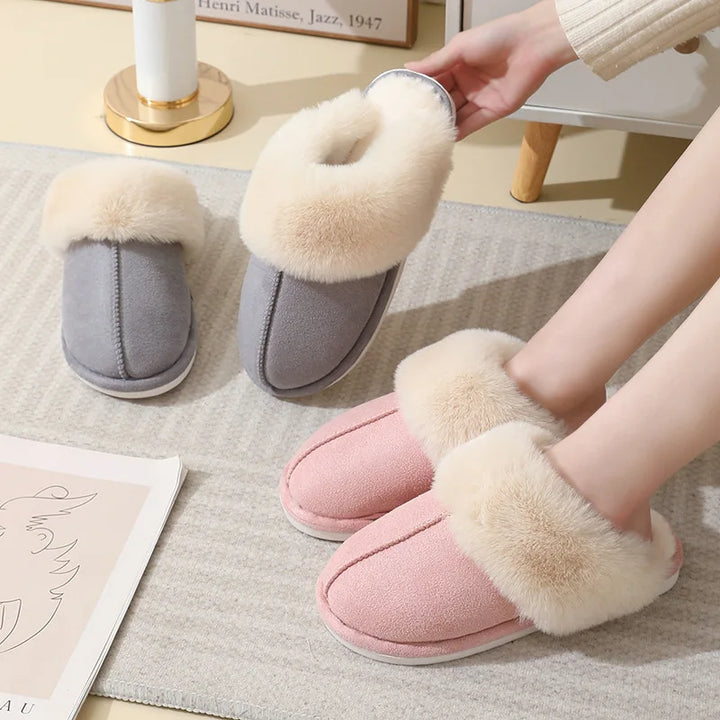 Hausschuhe Damen Mules mit weichem Futter und gemütlichem Komfort