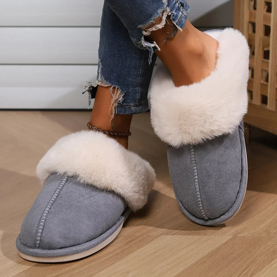 Hausschuhe Damen Mules mit weichem Futter und gemütlichem Komfort