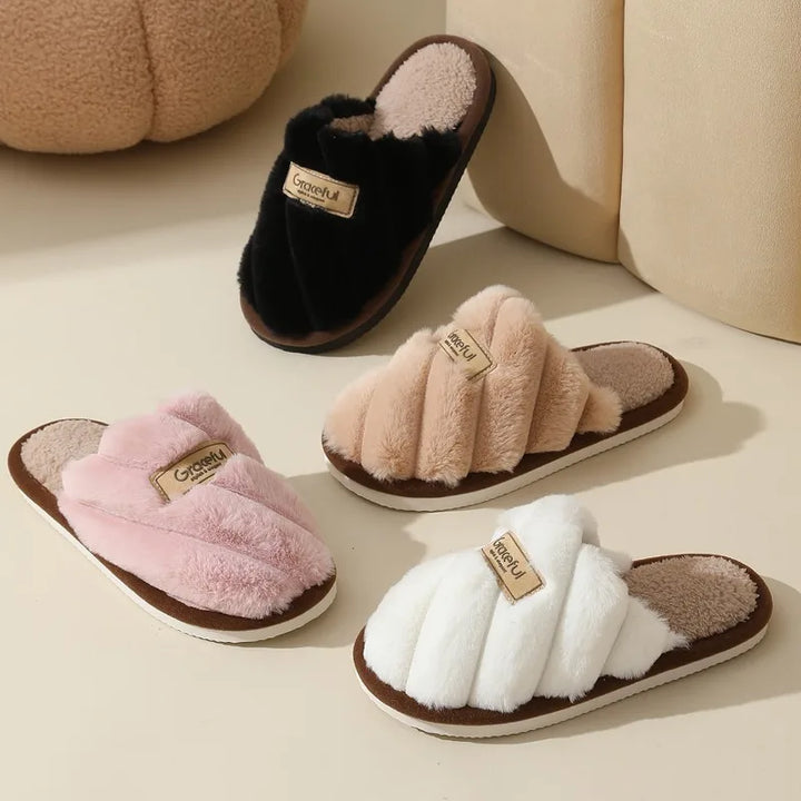 Hausschuhe Damen Slides mit weicher Polsterung und gemütlichem Komfort