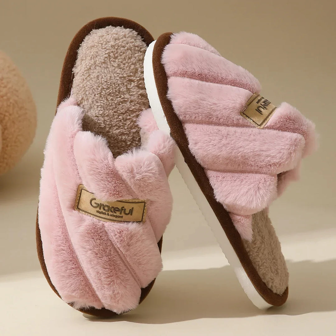 Hausschuhe Damen Slides mit weicher Polsterung und gemütlichem Komfort