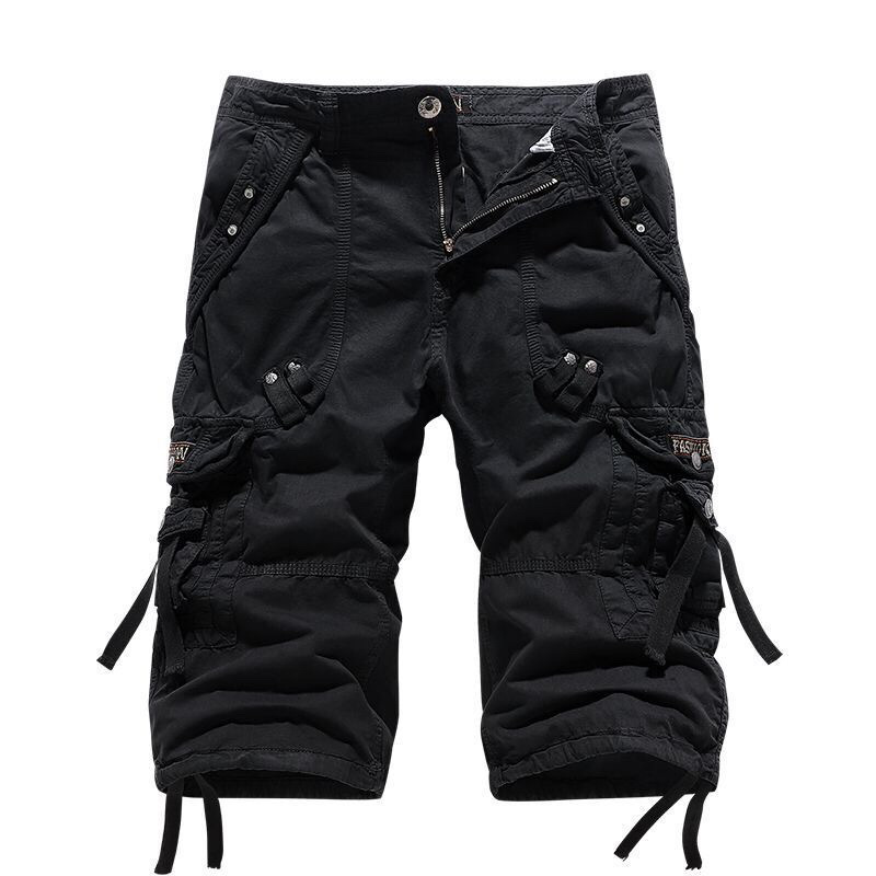 Heinrich | Herren Praktische Multi-Taschen Cargo-Shorts