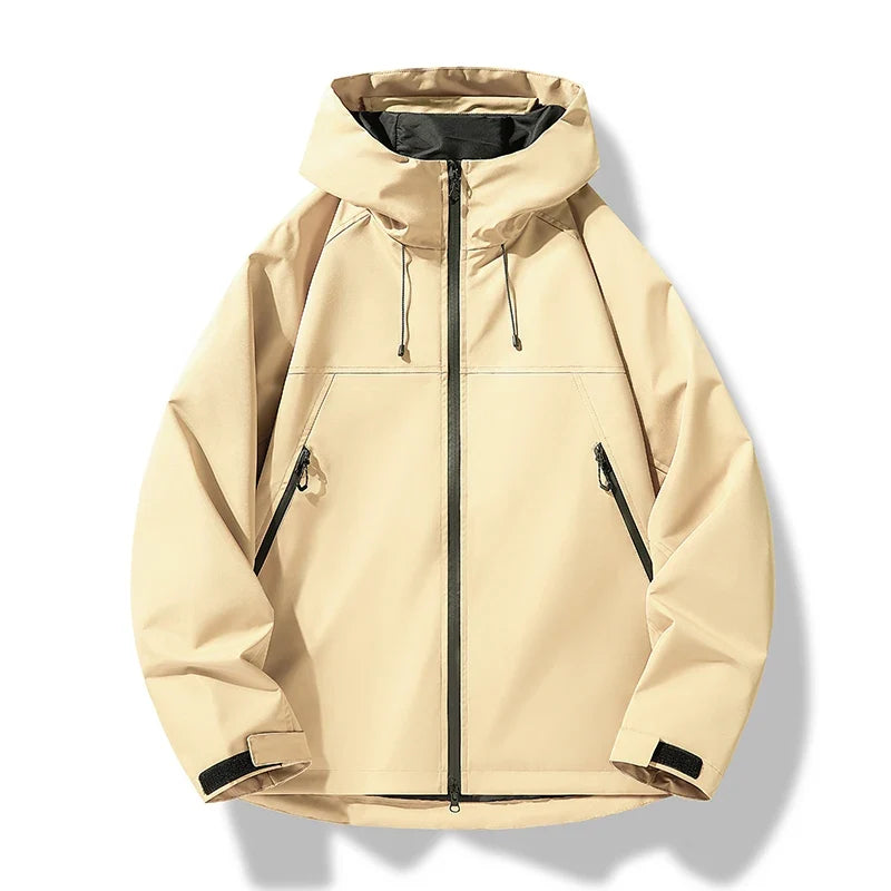 Heinrich | Herren Wasserdichte Shell Jacke mit Kapuze