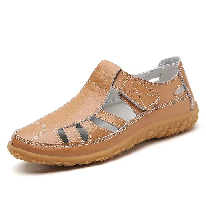 Helena | Damen Orthopädische Komfort Sandalen mit Klett
