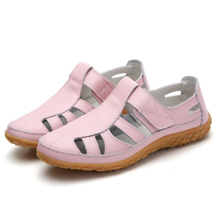 Helena | Damen Orthopädische Komfort Sandalen mit Klett