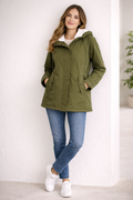 Helena | Lange Winterjacke mit Kapuze