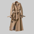 Helga | Langer Trenchcoat mit Gürtel
