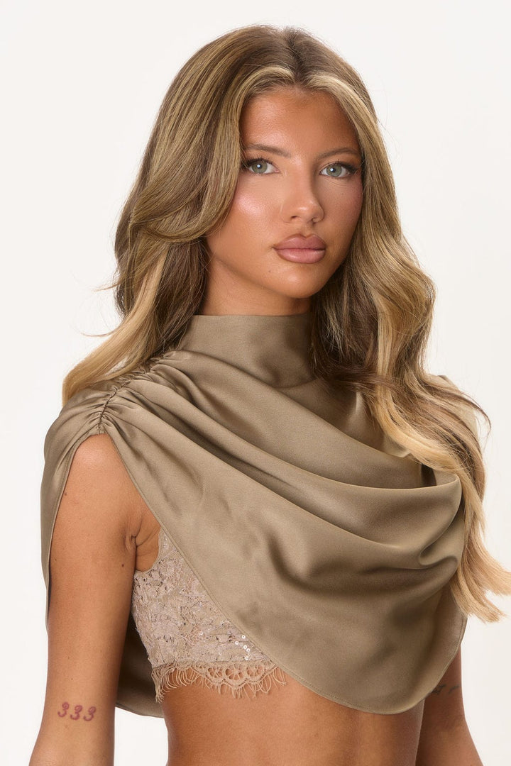 Henrike Cape-Top Khaki