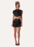 Henrike | Damen Cape-Top mit fließend drapierter Silhouette