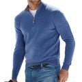 Dominik | Herren Strickpullover mit Halbem Reißverschluss