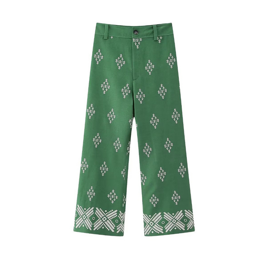 Hose für Damen mit Lockerem Schnitt und Kordelzug