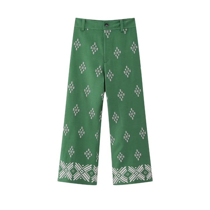 Hose für Damen mit Lockerem Schnitt und Kordelzug
