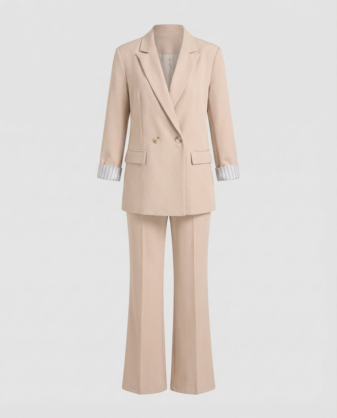 Hosenanzug Damen mit Modernem Blazer und Gerader Hose