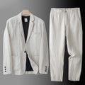 Hugo | Herren Leinenanzug Set mit Blazer und Hose