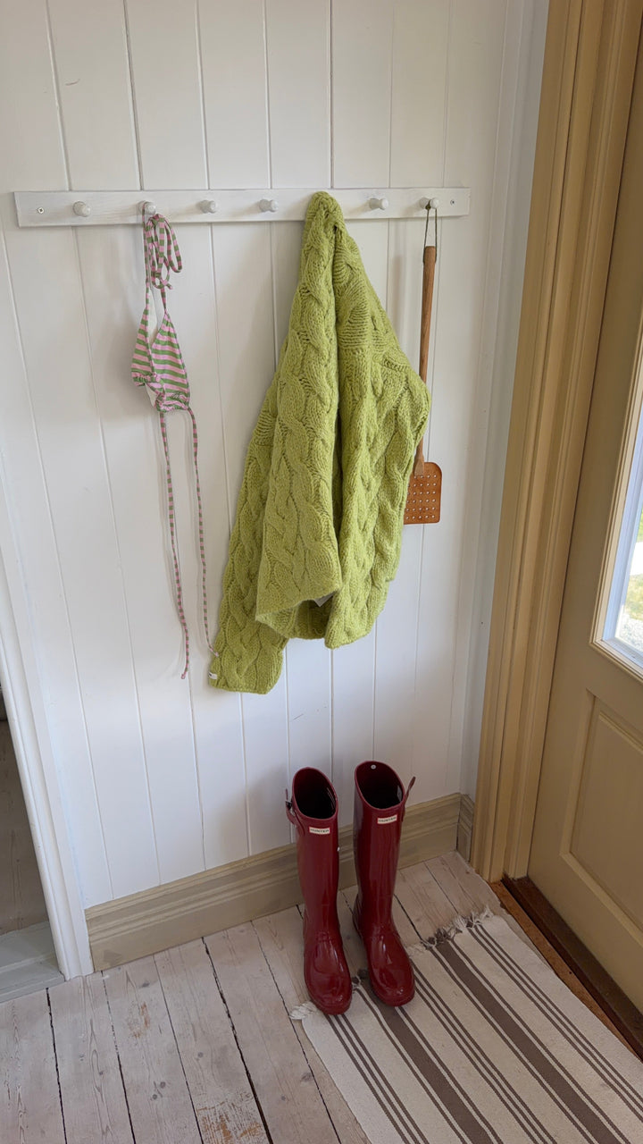 Ida Damen Zopfstrickpullover mit lockerer Passform