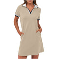 Ilarie | Sportliches Polokleid mit Taschen