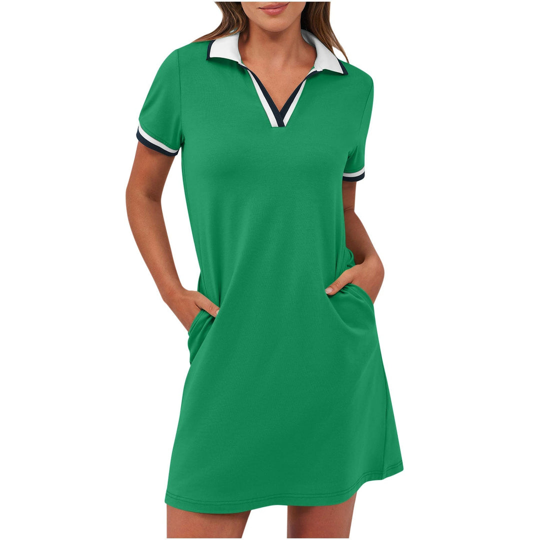 Ilarie | Sportliches Polokleid mit Taschen
