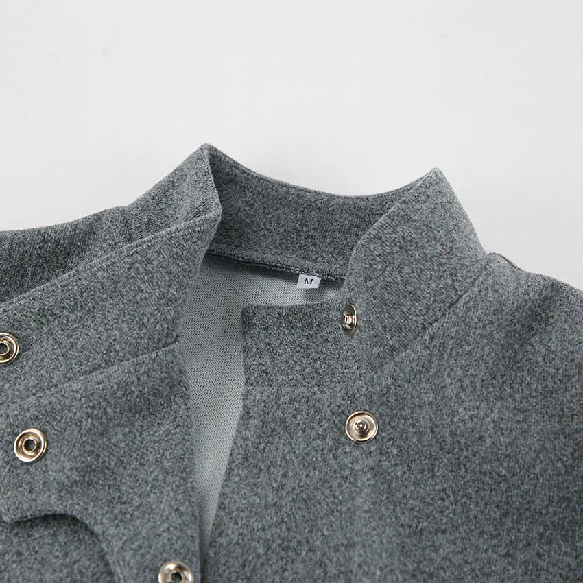 Insa | Damen leichte kurze Jacke mit Stehkragen für kühle Tage